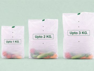 Food-safe compostable carrybags ideal for takeaway and delivery