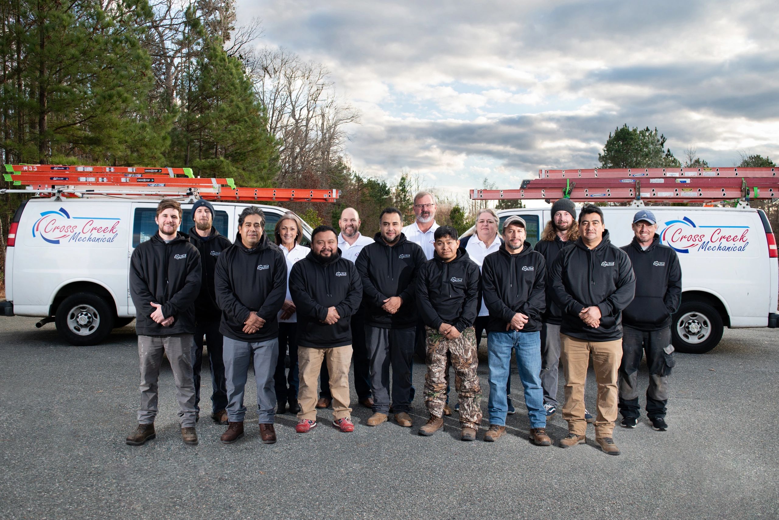 Screenshot of Cross Creek Mechanical LLC website