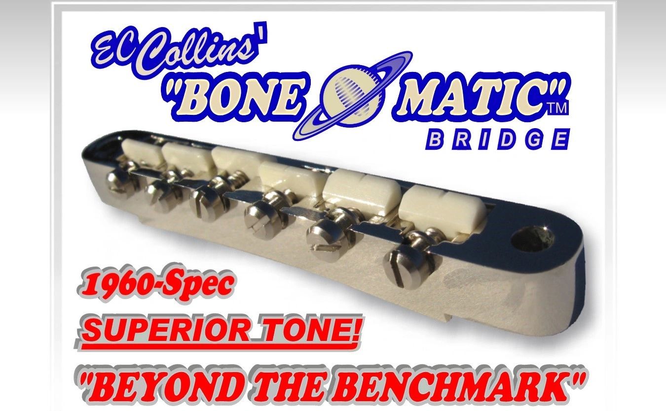 米国S&M社 Saddles ABR-1 Tune-o-matic Bridge ゴールド ABR-1 Tune-o-matic Bridge, Nickel, slotted