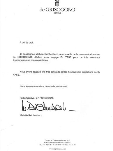 Partenariat exclusif De Grisogono