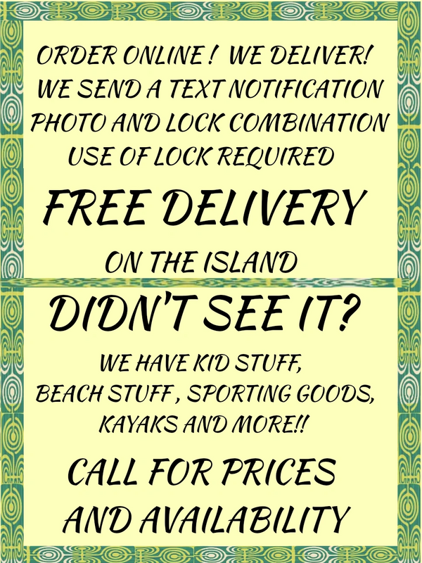 bike rental beach rental delivery service