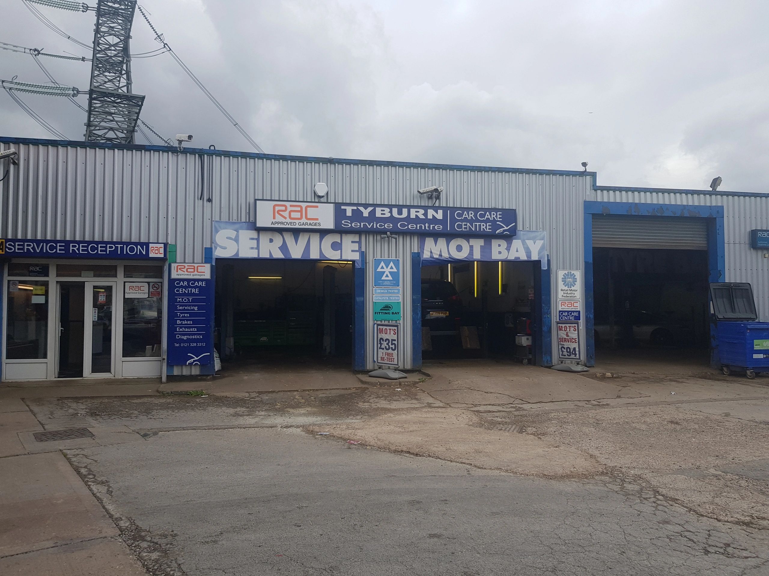 Tyburn Service Centre Rac Approved Garage