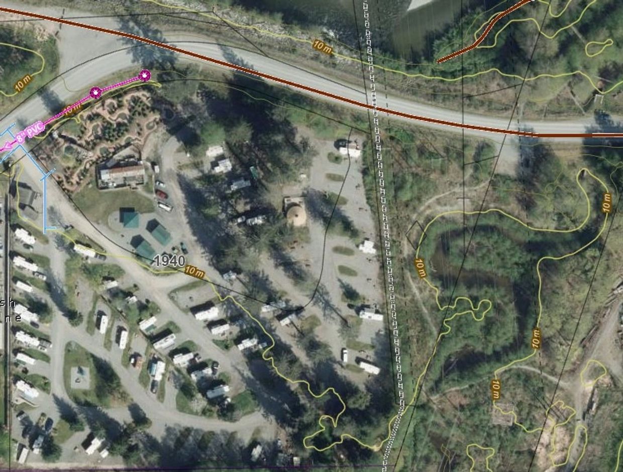 Campground layout design RV Park camping yurts minigolf 