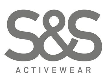 S&amp;S Activewear logo in gray with bold letters.