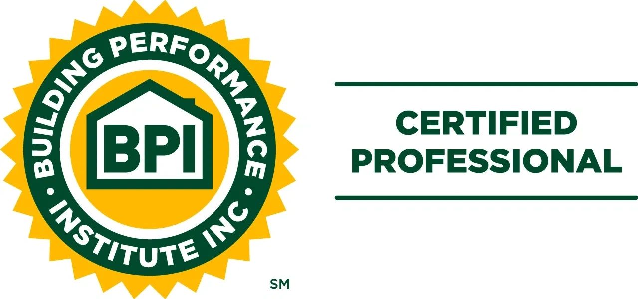 Building Performance Institute INC Logo. Certified Professional Logo.
