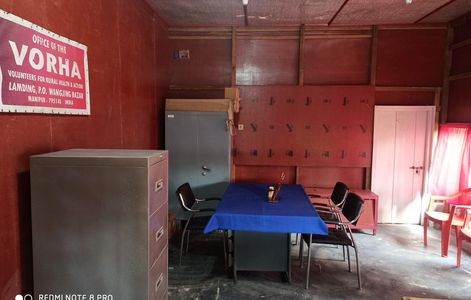 Front Office of VORH at Salt Village , Khongom. 