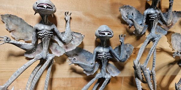 dead tooth faeries waiting to be put in cases. 