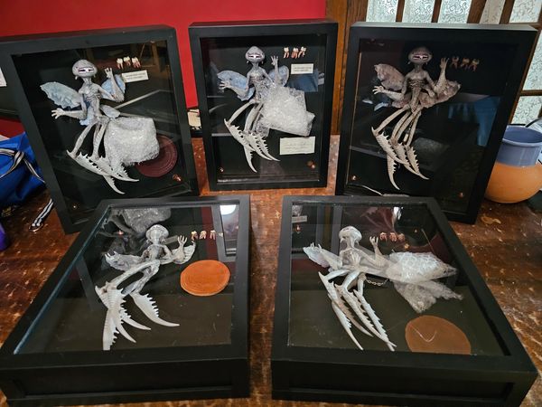 I made 12 pieces, that were all gifts. They turned out pretty neat. I kept one for myself. Not for s