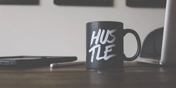 Image of Hustle coffee mug - BeezNeez Marketing