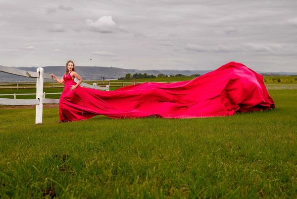 Our flying dresses are R750 to hire with an additional R150 Deposit