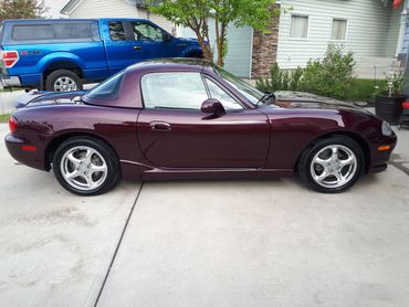 2000 Mazda Miata MX5 Special Edition paint correction, interior and engine detail
