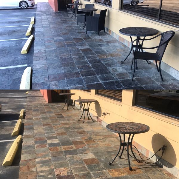 Commercial and professional business pressure washing, patio/stone cleaning in Sanford and Lake Mary