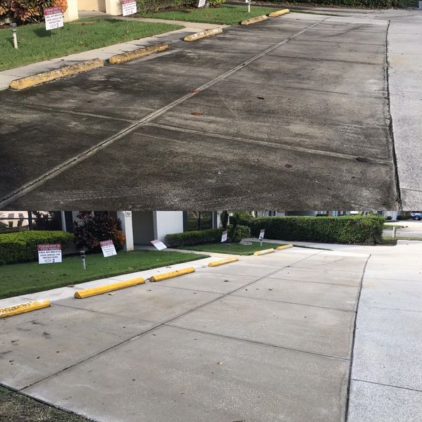 Commercial and professional business pressure washing, parking lot cleaning in Sanford and Lake Mary