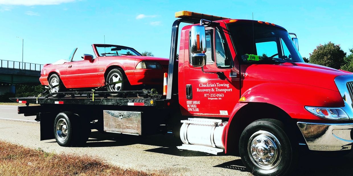 Chuckran's Towing Rollback Tow Truck Route 495 North & South