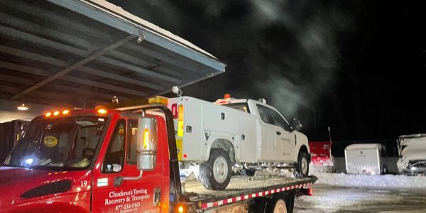 Chuckran's Towing Flatbed Tow Truck