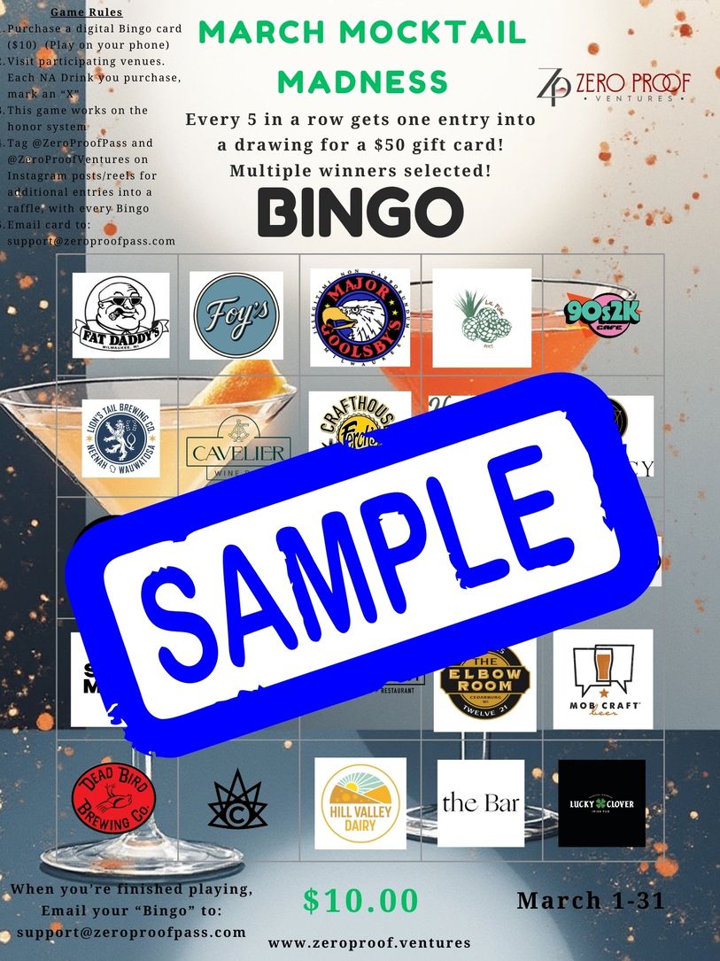 Purchase Your Bingo Card Now!