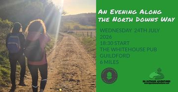 An evening along the North Downs Way Guildford Sunset. 
