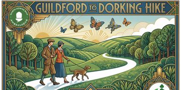 Guildford to Dorking Hike North Downs Way