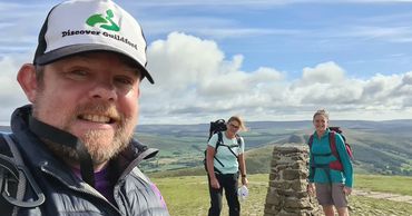 Mam Tor, Peak District, DG Outdoor Adventures, Trig Point, Derbyshire, Guided Hike