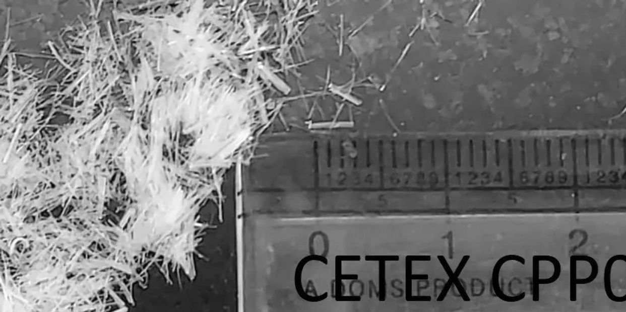 3mm PP micro flock fibers
Used in construction, paint. 
Used for strength, crack prevention