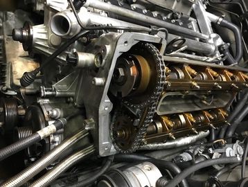 Engine work on BMW Car