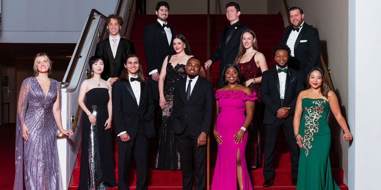 2025-26 class of Cafritz Young Artist made up of 11 opera singers and 2 pianists.