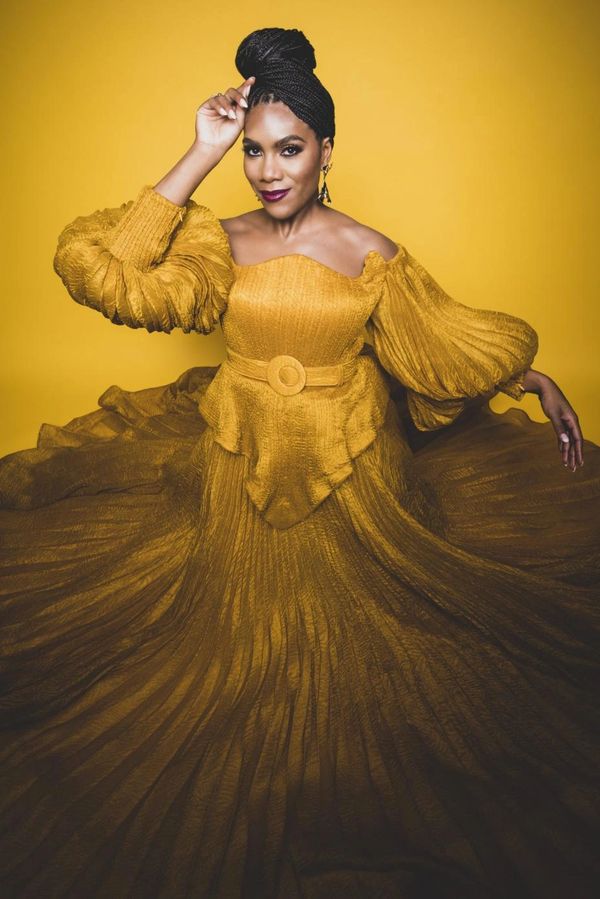 J'Nai Bridges is Elizabeth Proctor in The Crucible.