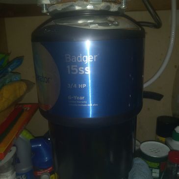 Garbage disposal replacement.