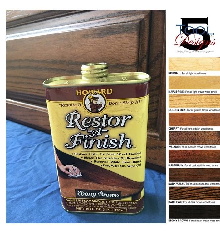 Howard Restor-A-Finish Wood Finish, Walnut - 16 oz can