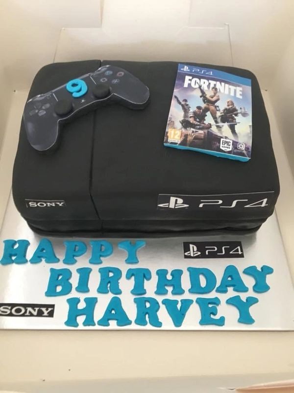 Bolo Video Game PS4  Playstation cake, Party cakes, Baby shower cakes