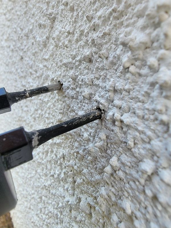 Moisture probe testing