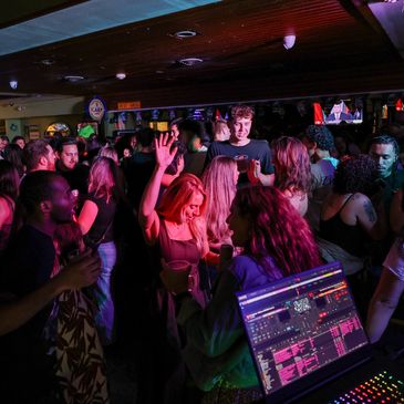 Weekend DJ entertaining guests at Molly's Irish Grille & Sports Pub