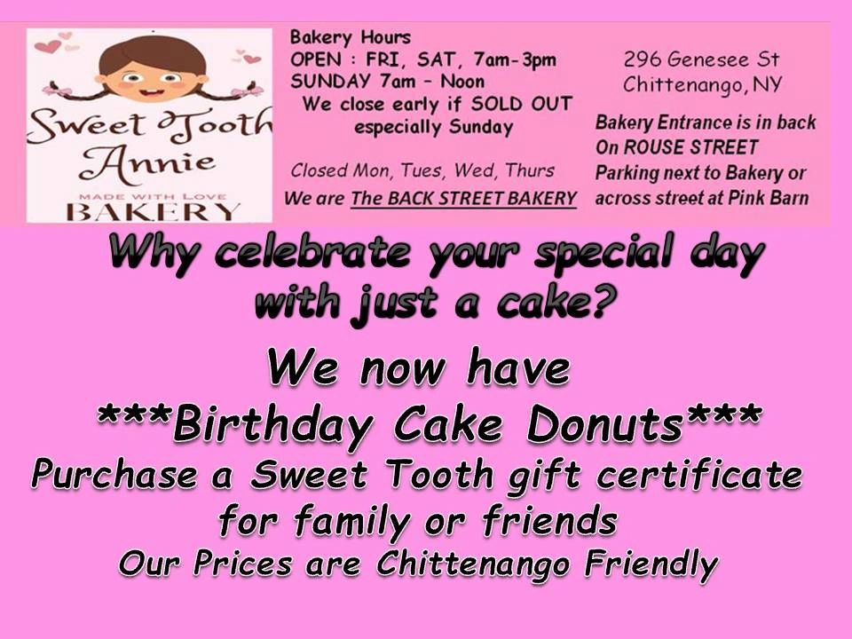FAQ | Sweet Tooth Annie Bakery