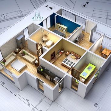 Space planning, Design, Construct and Build your Dream Home. Interior Design Services.