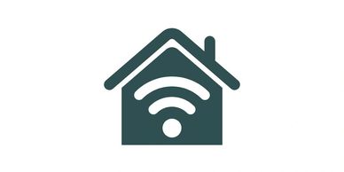 wifi in house icon