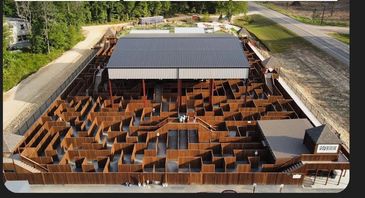 The Maze of Hochatown a 29,000-square-foot maze located in Hochatown, Oklahoma, near Broken Bow Lake