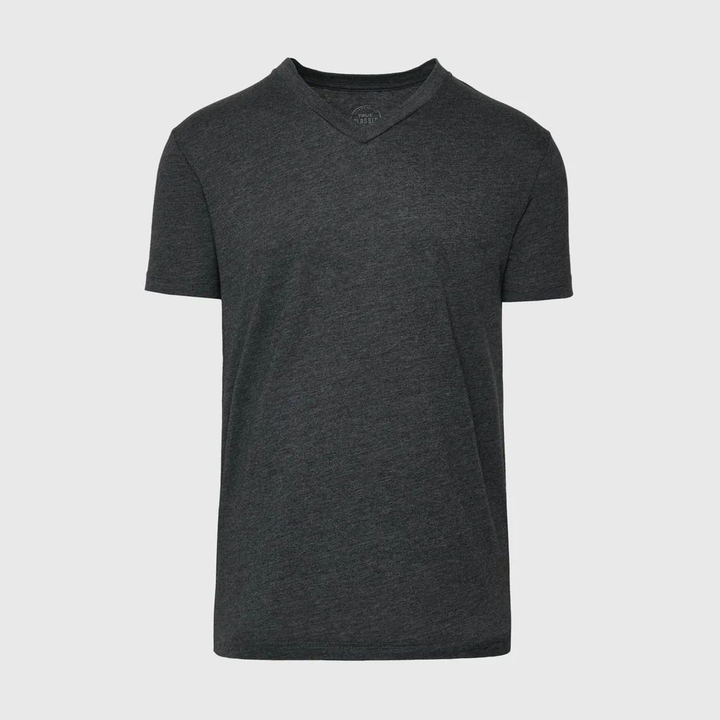 Heather Charcoal Grey VNeck