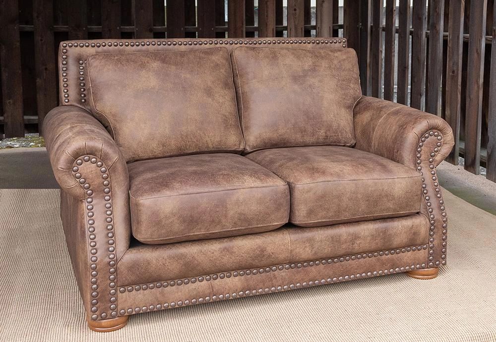 Hamilton Loveseat Branch and Hair on Hide SKU Hamilton Loveseat (CLG)