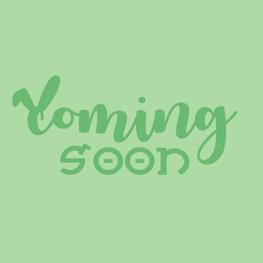 Green background with 'Coming Soon' text in stylized font.