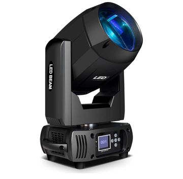 This 150W beam and pattern stage light has 13 colors and 14 patterns; 8-Facet Prism + 18-Facet Prism