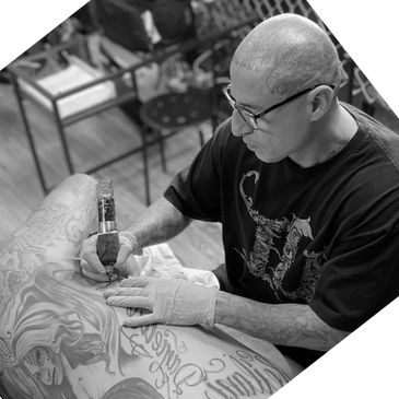 Trigger Jo Austin Texas black and grey tattoos, fine line tattoos, & custom tattoo