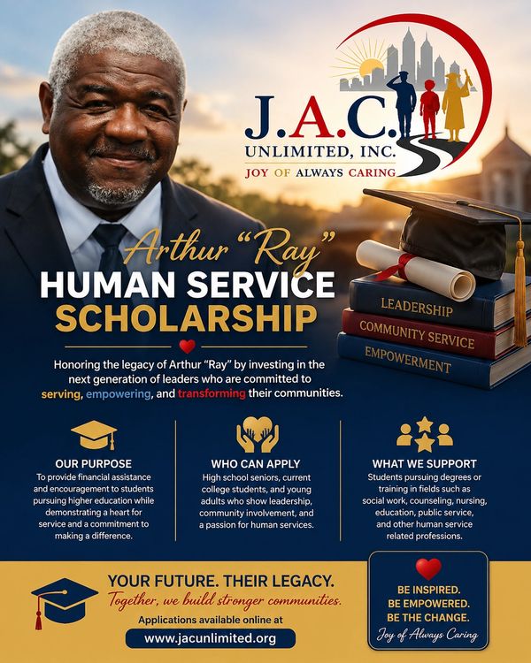 Arthur "Ray" Human Service Scholarship details and application info.
