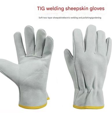 welding sheepskin gloves,leather gloves,genuine gloves,