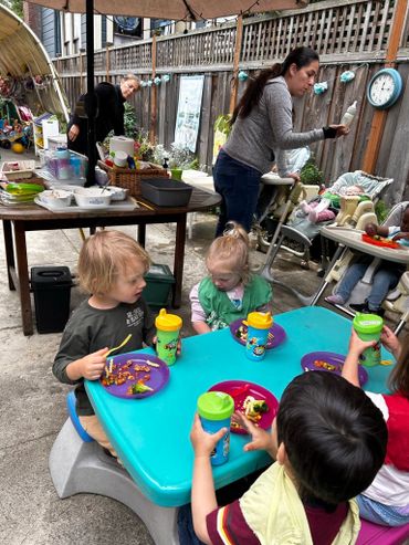 Lunch - Serving good food that appeals to the young child offering lots fresh vegetables & fruit