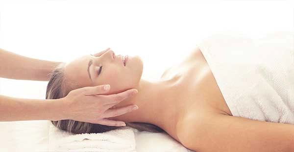 Clean, professional medical spa treatment room with neutral tones at Serenity Spa in Manchester