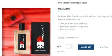 Hai Karate After Shave
