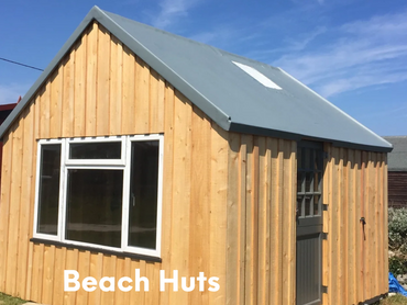 New build beach hut