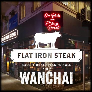 Flat Iron Steak Wanchai, Hong Kong. Best Steak on Johnston Road at www.flatironhk.com