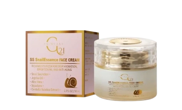 SS Snail Cream – Hydrates repairs and nourishes skin with snail mucin for a smooth, radiant finish

