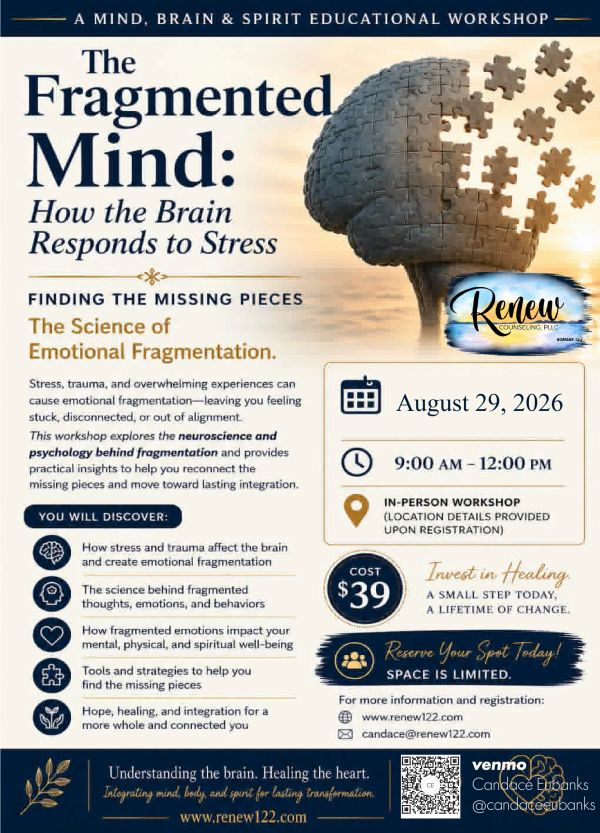 Workshop on emotional fragmentation and brain response to stress.